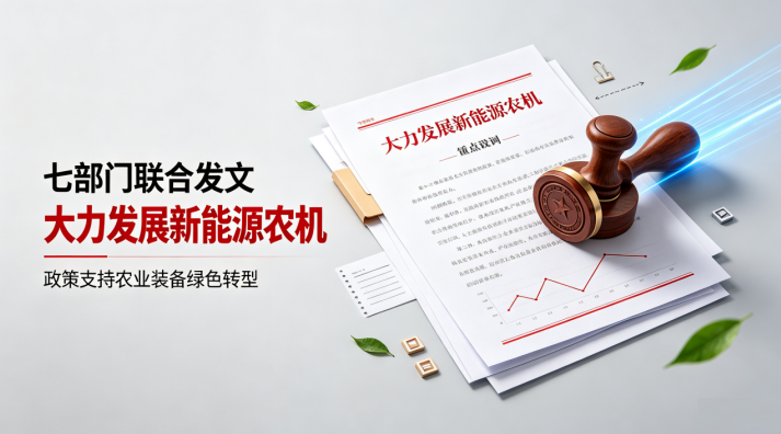 行业资讯 | 七部门联合发文：大力发展新能源农机